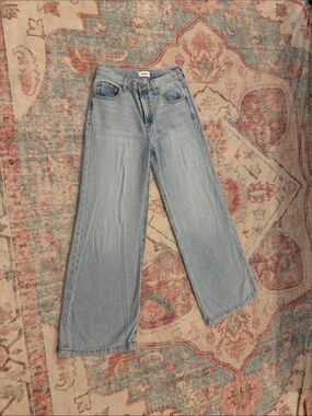 Pistola Sky Blue Wide Leg Jeans